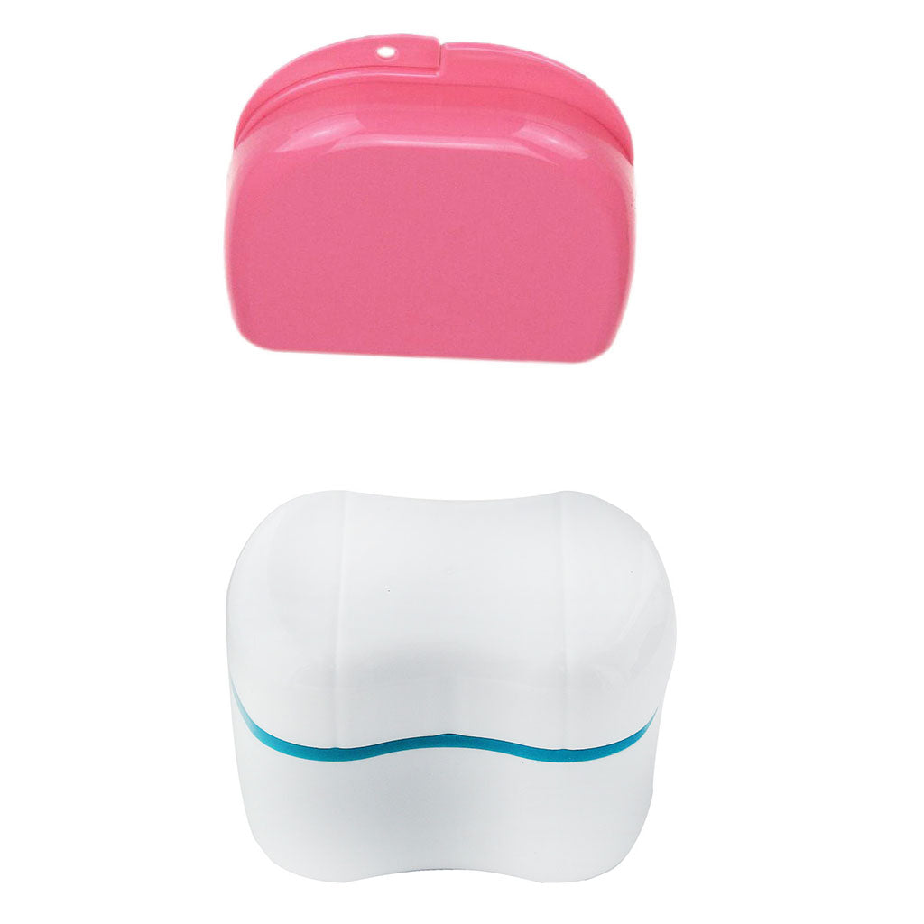 2 Pieces Denture Box Teeth Orthodontic Case False Teeth Mouthguard Container
