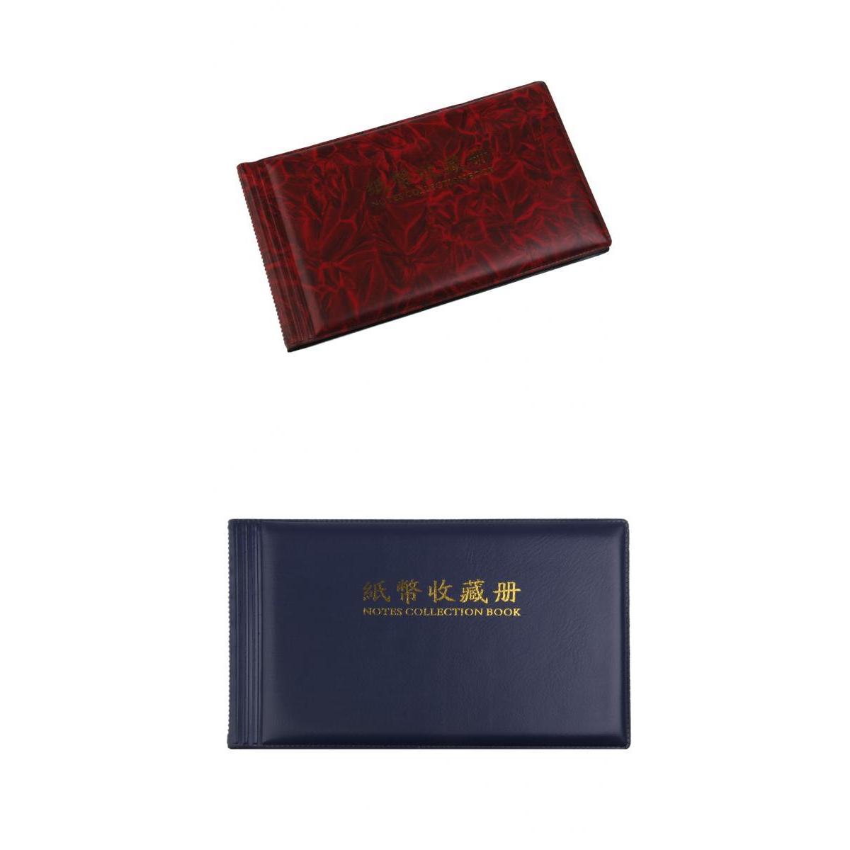 2pcs Banknote Currency Collection Album Paper Money Pocket 30 Pages