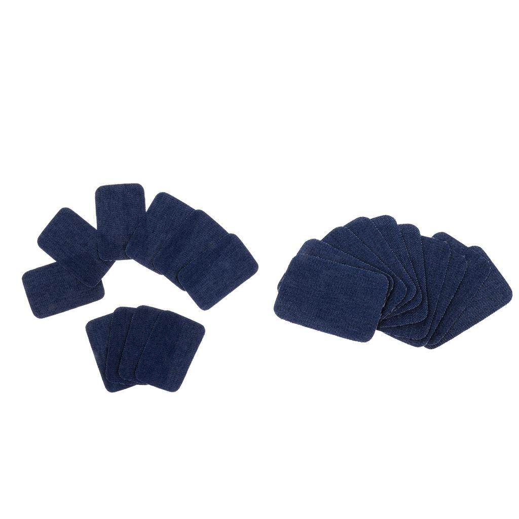 20Pcs/set Sew On Denim Patches Patches Decorative Patches for Jeans Pants