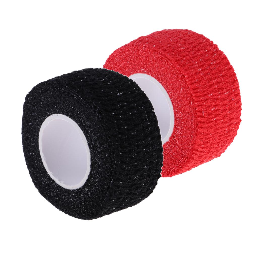 2 Pieces Anti-skid Adhesive Golf Golfer Finger Wrap Grip Compression Tape