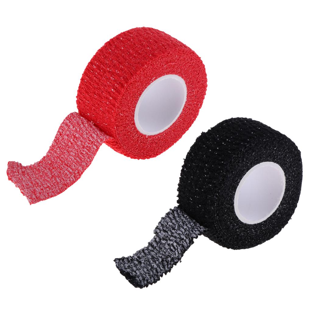 2 Pieces Anti-skid Adhesive Golf Golfer Finger Wrap Grip Compression Tape