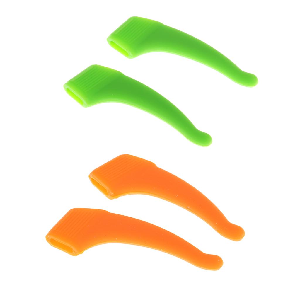 2 Pairs Silicone Ear Hooks Retainer Holder For Glasses Eyeglass Sunglasses