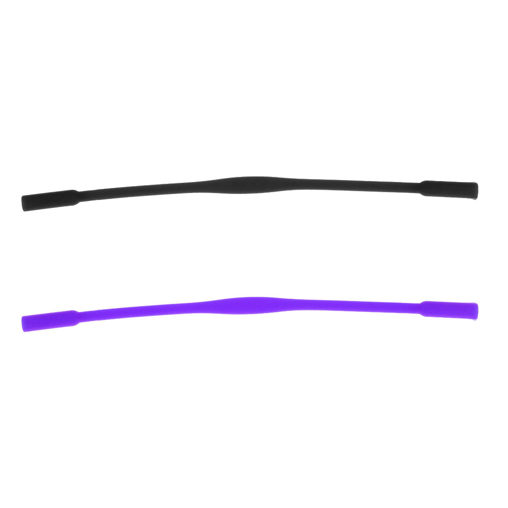 2 Pieces Kids Silicone Gel Eyeglasses Sunglasses Holder Glasses Strap Cords