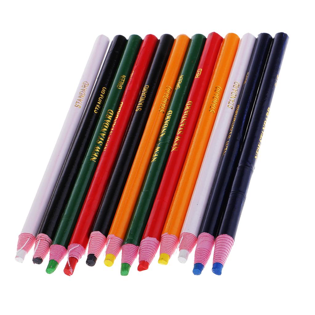 24pcs Peel Off Markers Chinagraph Grease Wax Pencil for Metal Glass Fabric