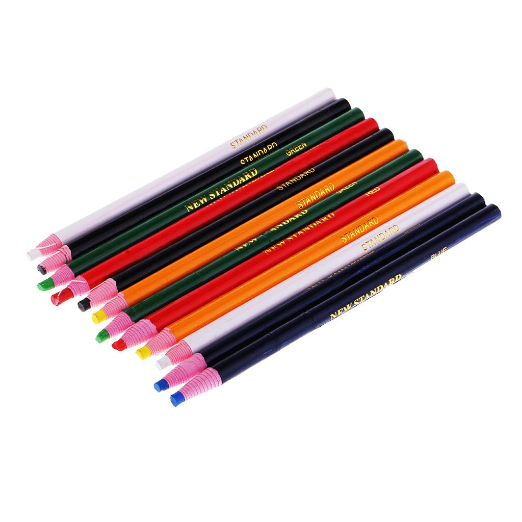 24pcs Peel Off Markers Chinagraph Grease Wax Pencil for Metal Glass Fabric