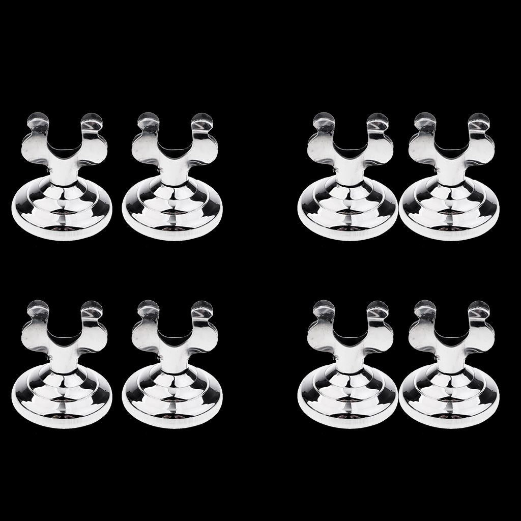 8pcs Restaurant U Shaped Number Card Table Holder Stand Place Card Holder