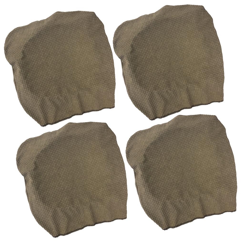 4Pcs Waterproof Stretch Dining Chair Cover Wedding Banquet Party Coffee