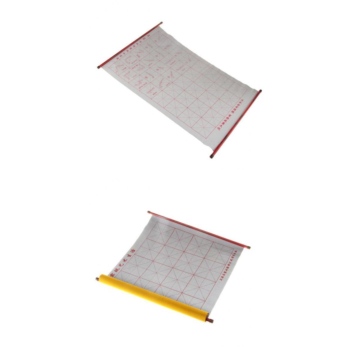 2X Practice Repeat Use Magical Gridded Water Write Cloth Chinese Calligraphy