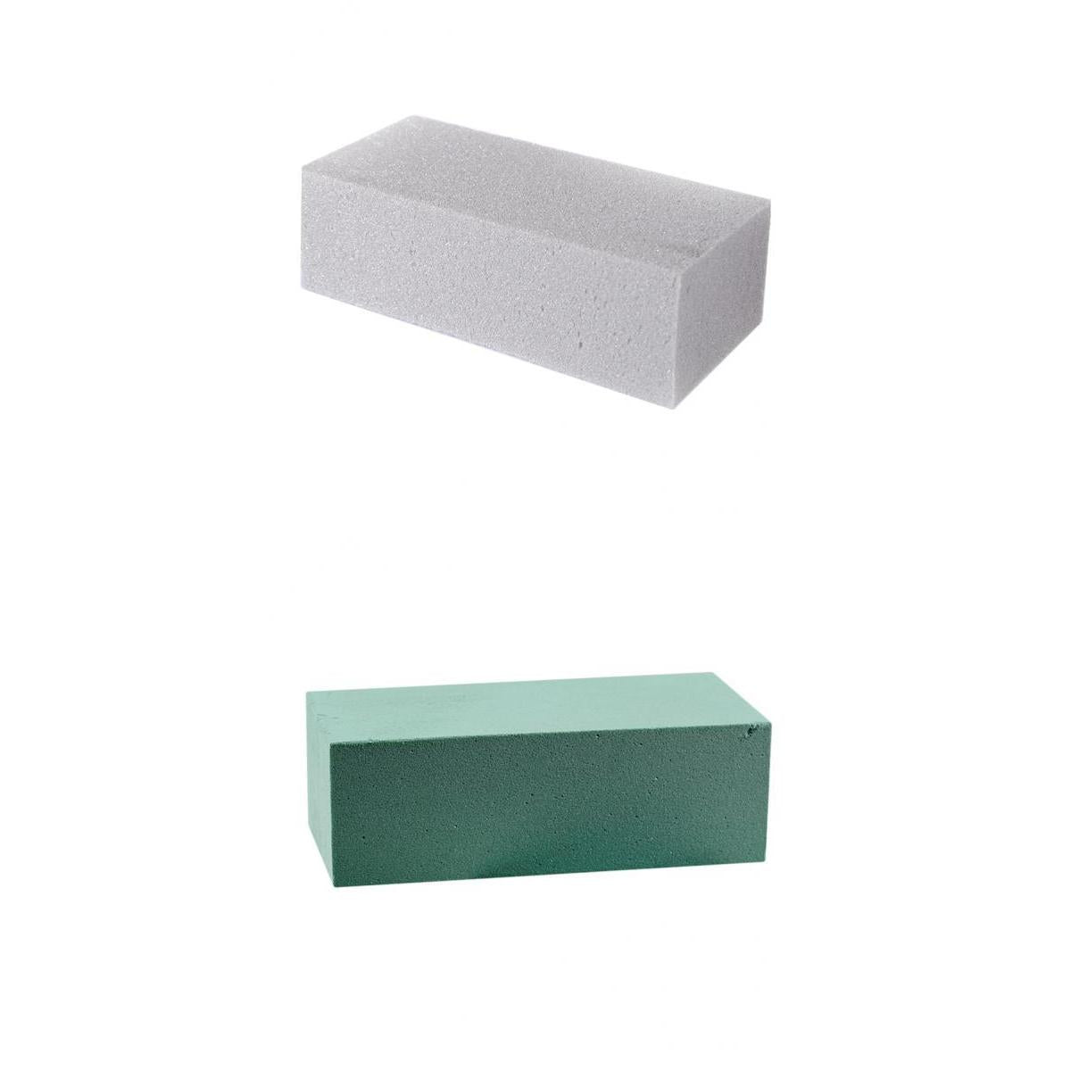 2Pcs Floral Foam Bricks / Fresh Flower Mud Wet Foam Blocks 23x11x7.5cm