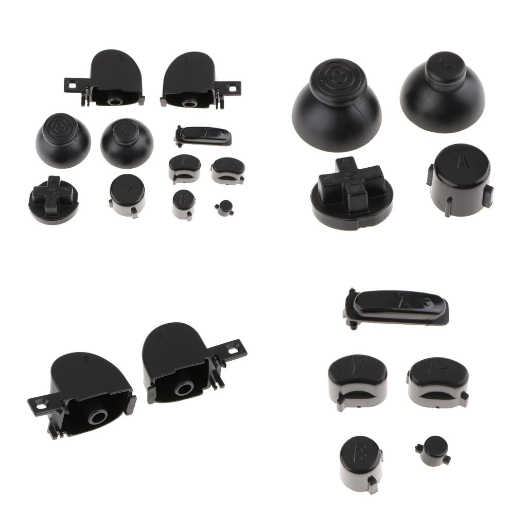 2 Sets Replacement Handle Button Keys Caps Set for Nintendo NGC Controller