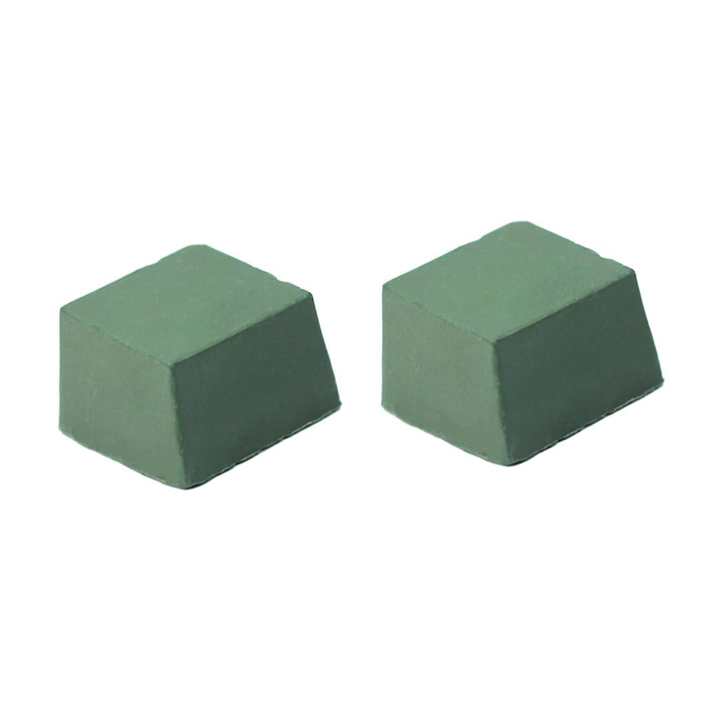 2 Pieces Green Metal Grinding Buffing Compound Polishing Paste 30g