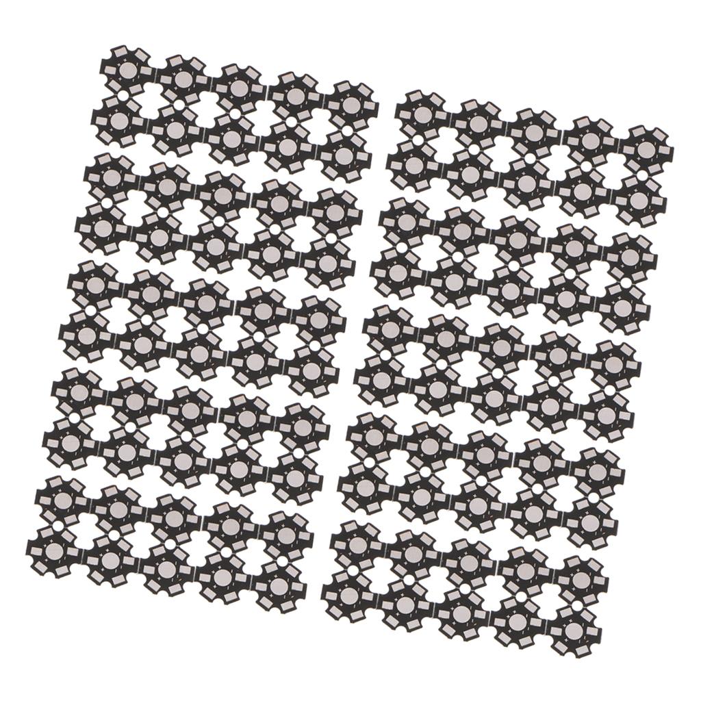 100Pc 20mm High Power Led Aluminum Base Plate Heat Sink for 1W 3W Light Lamp