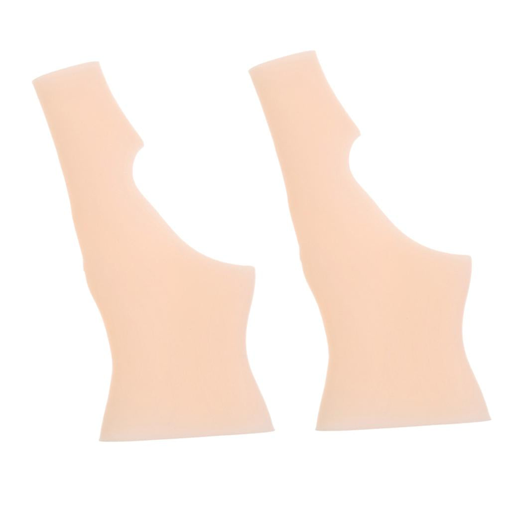 1 Pair Silicone Gel Thumb Wrist Support Arthritis Glove Spasms Brace Wrap L