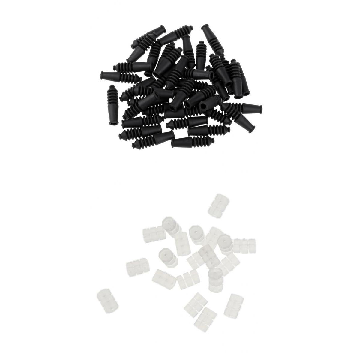 60 Pieces Bicycle Cable Caps Bicycle Cable Donuts Cycling Repair Accessories