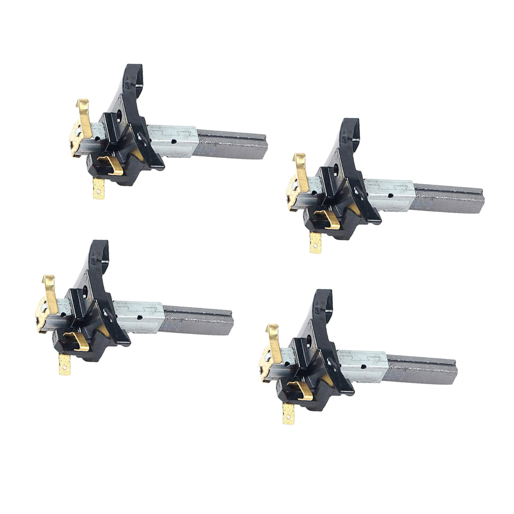 4pcs Vacuum Cleaner Parts Electric Motor Carbon Brush Replacement Accessory