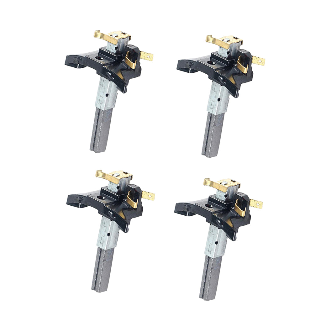 4pcs Vacuum Cleaner Parts Electric Motor Carbon Brush Replacement Accessory