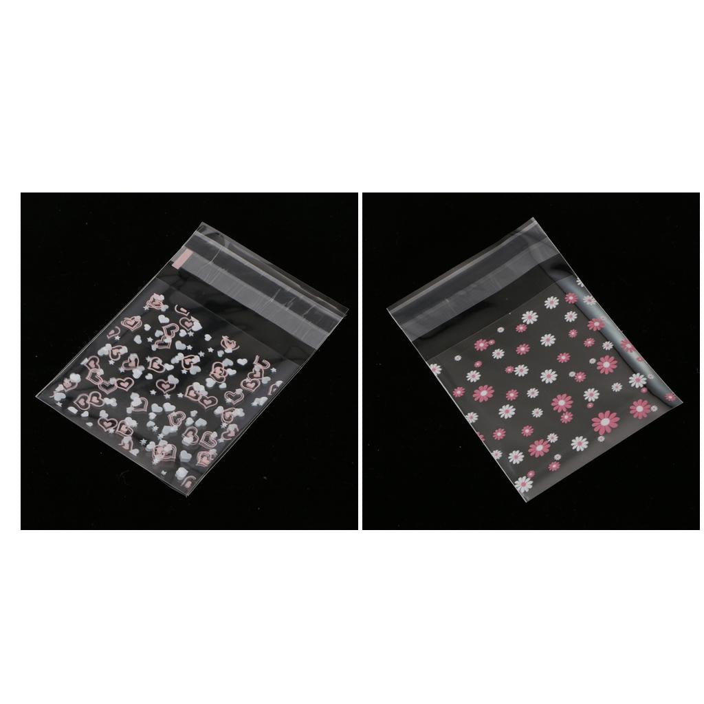 200 Pieces Cellophane Gift Bags Lipstick Cookie Candy Party Bags