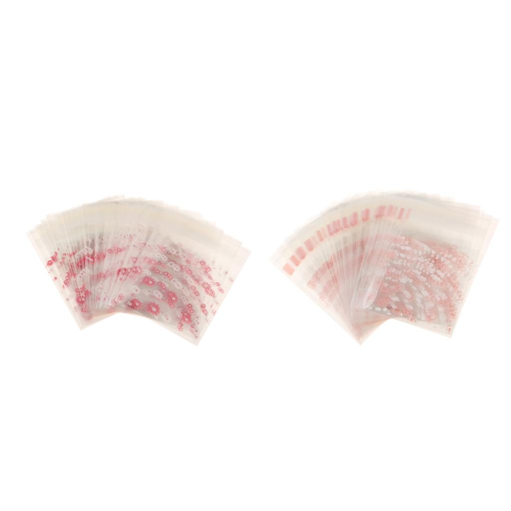 200 Pieces Cellophane Gift Bags Lipstick Cookie Candy Party Bags