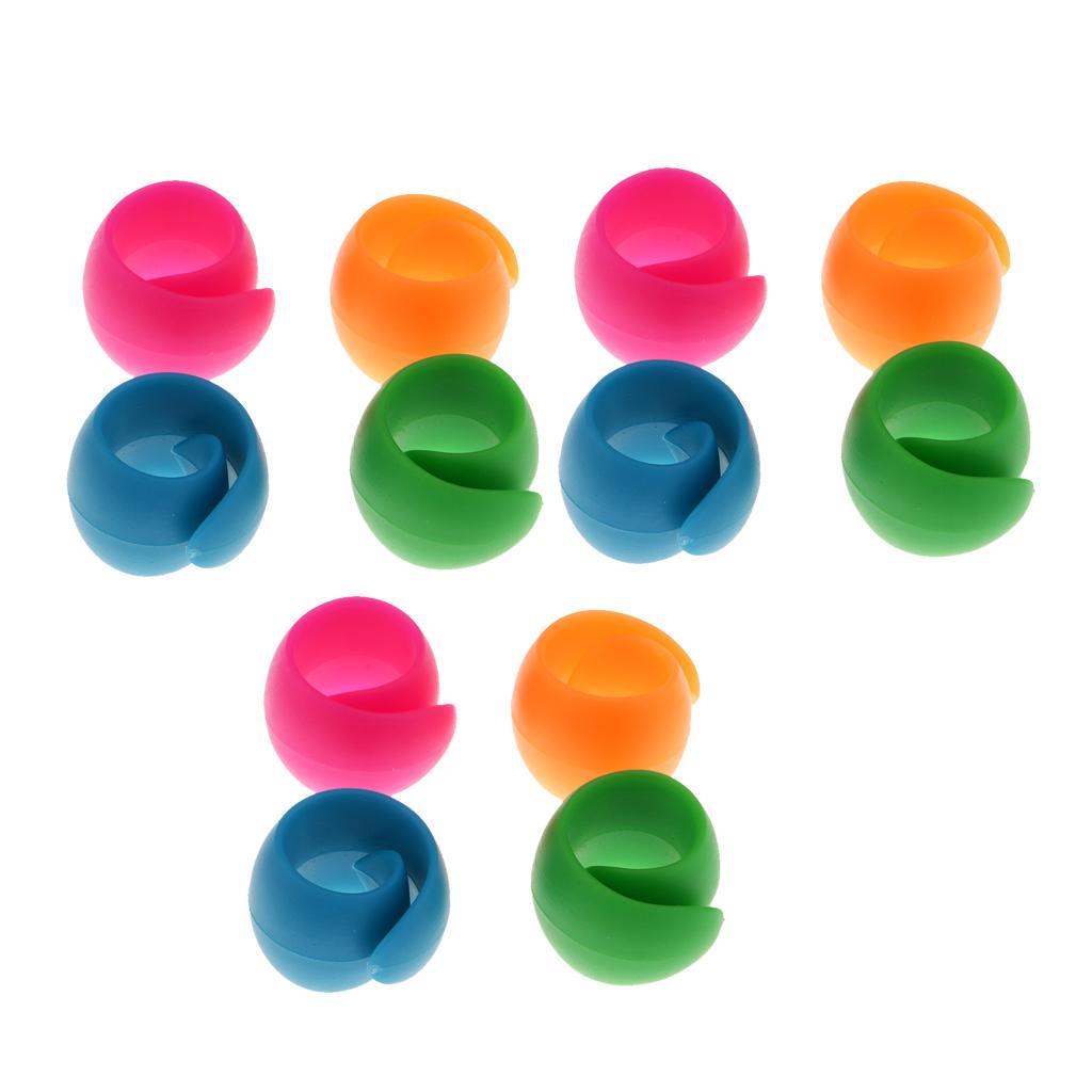 12pcs Mixed Silicone Thread Spool Huggers Sewing Machine Accessories