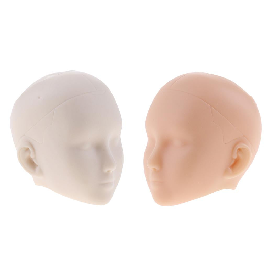 1/6 Training Massage Mannequin Flat Head Makeup Practice Eyelash Lashes Head
