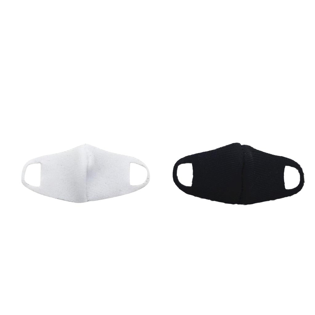 1/6 Woman 12'' Action Figure Mouth Face Mask Anti-Dust for CY CG White Black