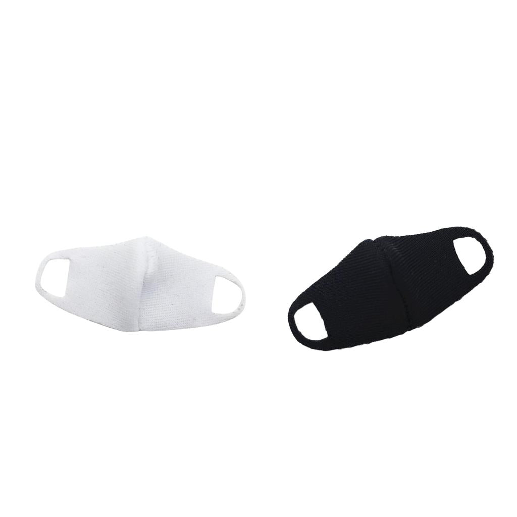 1/6 Woman 12'' Action Figure Mouth Face Mask Anti-Dust for CY CG White Black