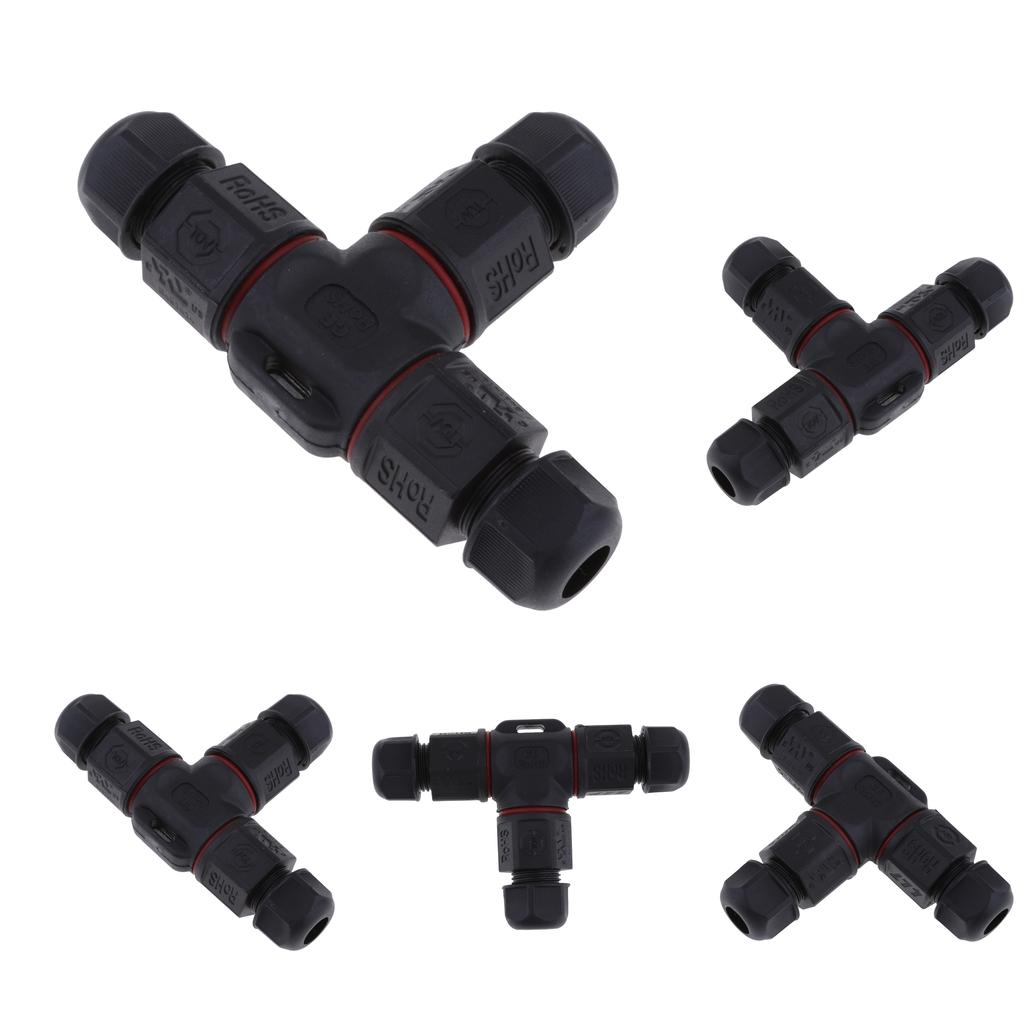 5pcs IP68 Waterproof Panel Cable Connector Multipole Plug Socket L20 2 Pins