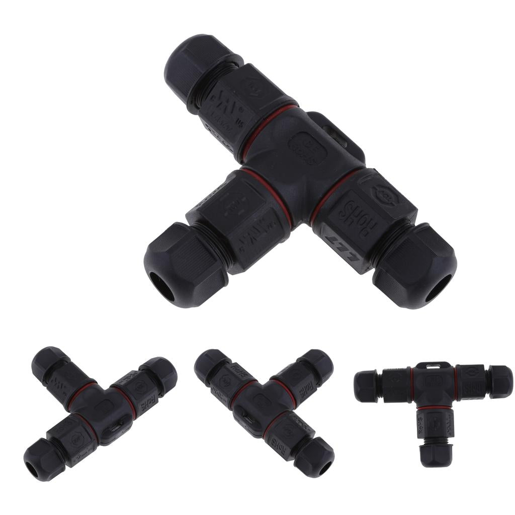 5pcs IP68 Waterproof Panel Cable Connector Multipole Plug Socket L20 2 Pins