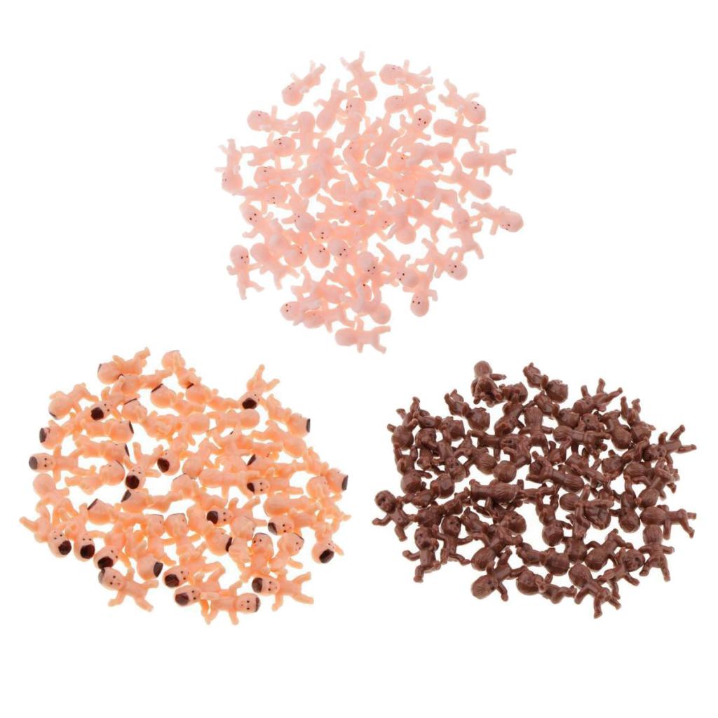 150pcs Mini Newborn Baby Doll Toy Baby Shower Decor Party Bag Filler