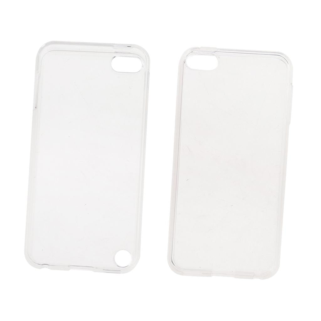 2 Pieces Transparent Clear Soft Case for iPod Touch 6th + 5th Generation