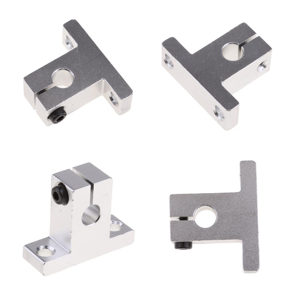 4pcs SK8 8mm 3D Printer Accessories Optical Axis Bracket Vertical Bracket