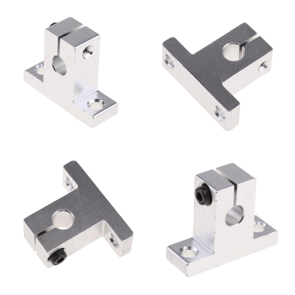 4pcs SK8 8mm 3D Printer Accessories Optical Axis Bracket Vertical Bracket