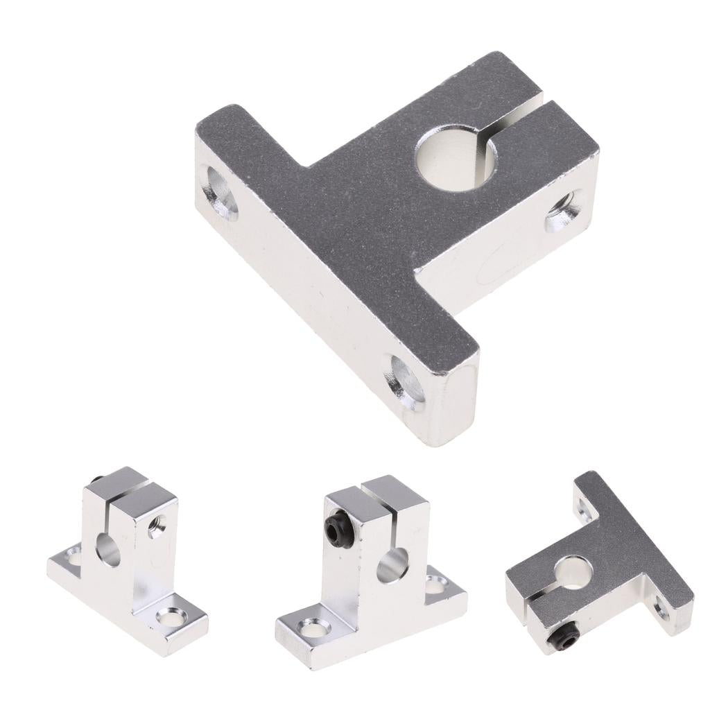 4pcs SK8 8mm 3D Printer Accessories Optical Axis Bracket Vertical Bracket
