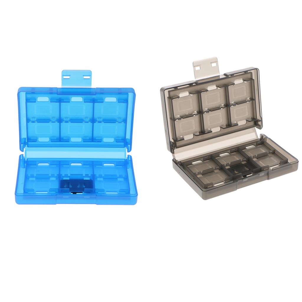 2Pack 24 Slot Game Card Cartridge Detachable Case Holder For Nintendo Switch