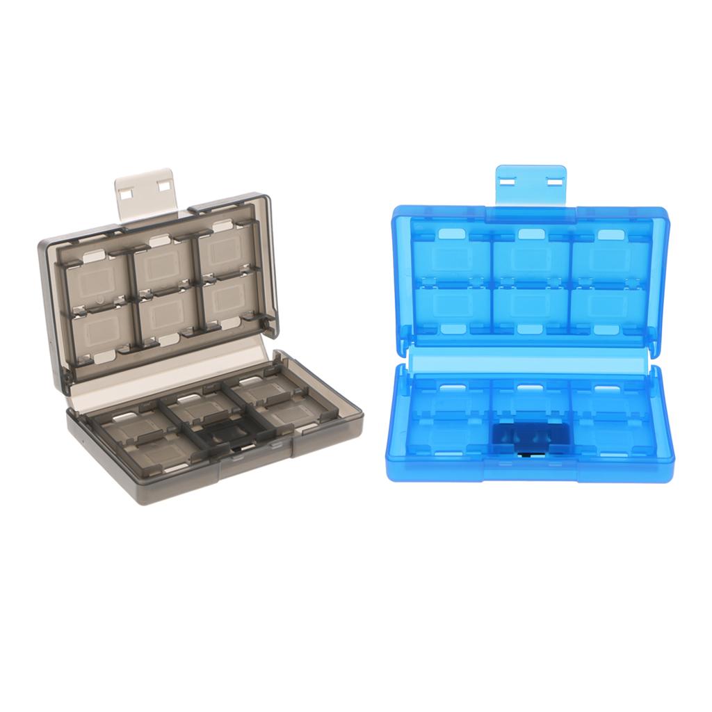2Pack 24 Slot Game Card Cartridge Detachable Case Holder For Nintendo Switch