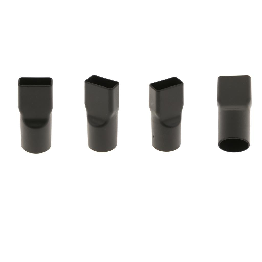 32mm Round to Square Neck Vacuum Cleaner Brush Nozzle Connector Adapter 4pcs