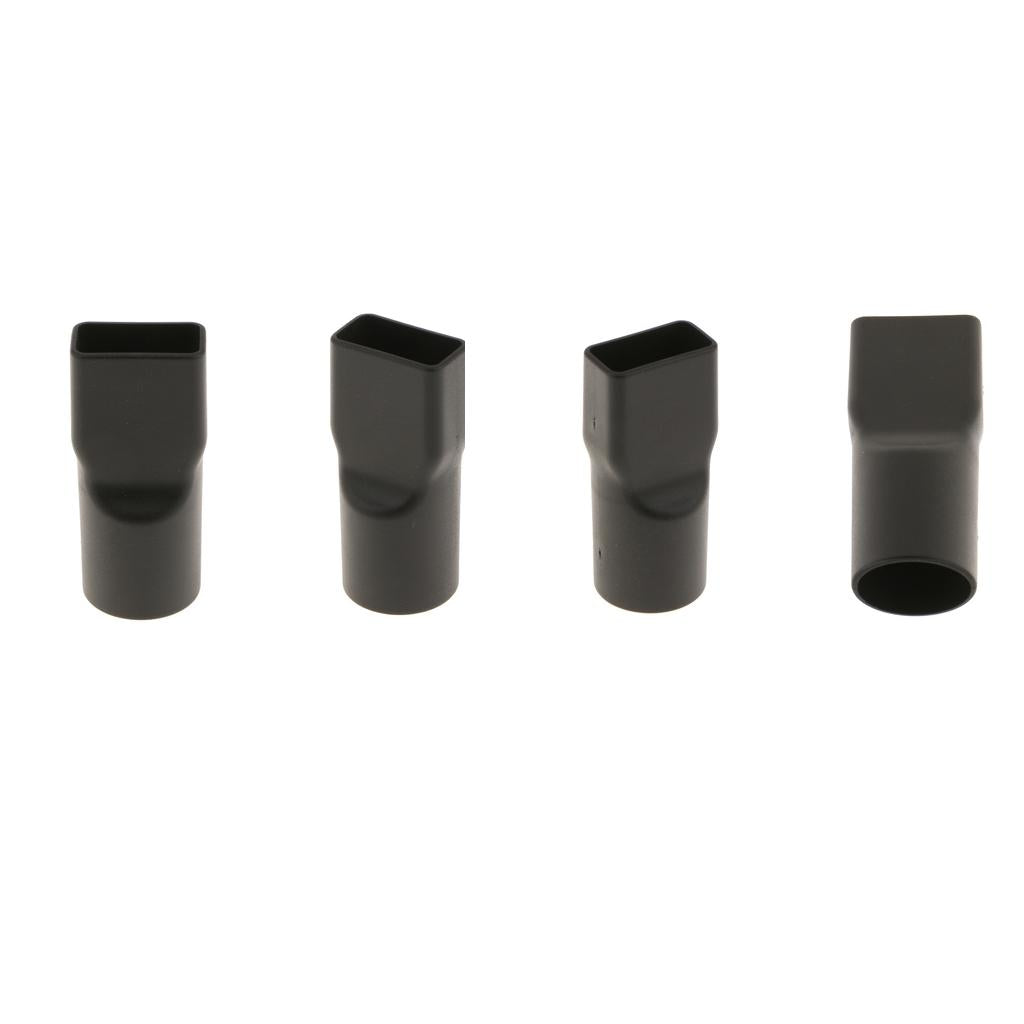 32mm Round to Square Neck Vacuum Cleaner Brush Nozzle Connector Adapter 4pcs