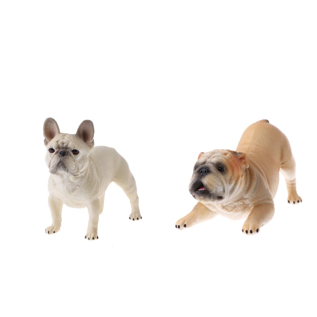 2x Realistic Animal Model Figures Kids Educational Toy Gift