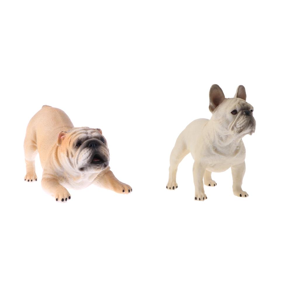 2x Realistic Animal Model Figures Kids Educational Toy Gift