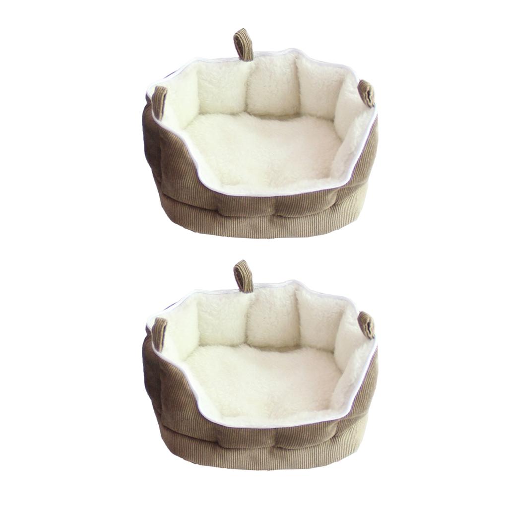 2Pcs Pet Bird Hamster Ferret Rat Squirrel Hammock Cage Nest Bed House Toys