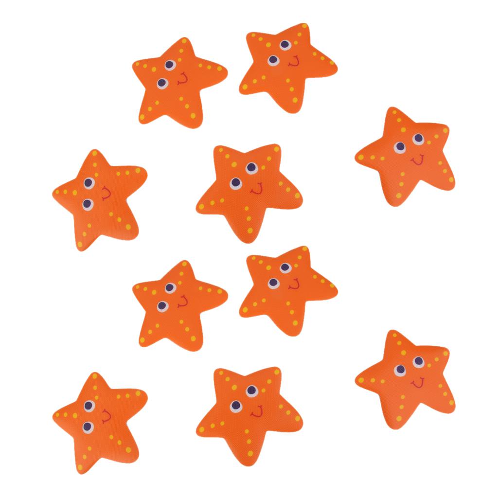 40x Non Slip Bathtub Appliques Starfish Decal Tread Anti-Skid Shower Sticker