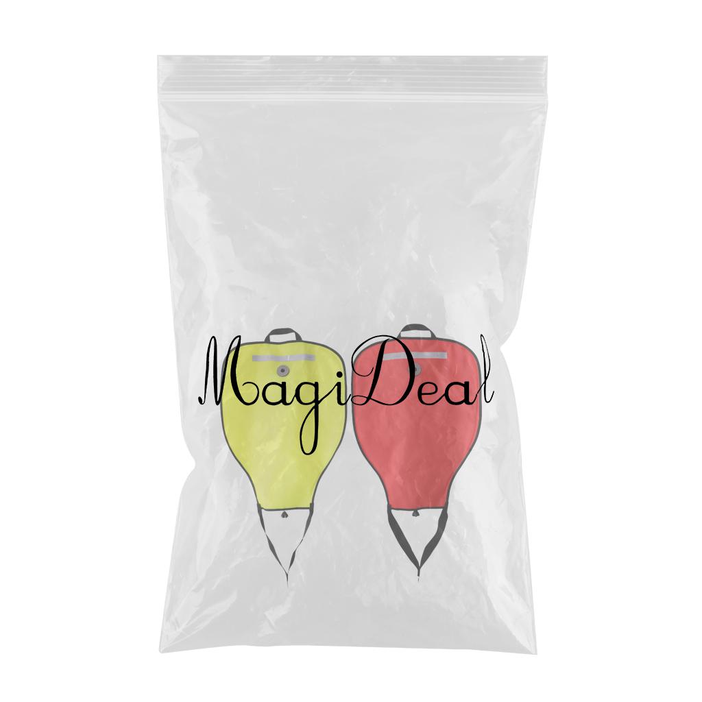 2 Pieces Technical Scuba Diving Dive 50lbs Salvage Lift Bag with Dump Valve