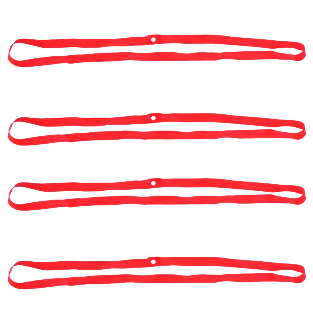 4x Bike Wheel Rim Strip Bicycle Cycling Inner Tube Protector 26inch x 16mm Red