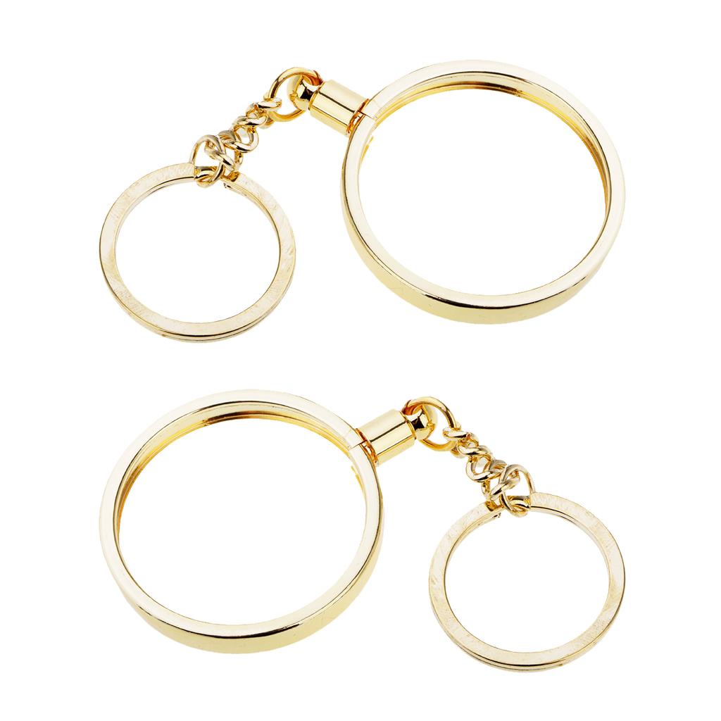 2pcs Coin keyring Pendant Keychain Commemorative Coin Keyring Gift 40mm