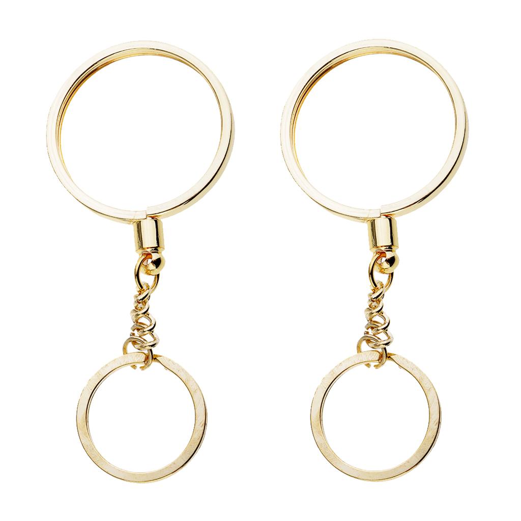 2pcs Coin keyring Pendant Keychain Commemorative Coin Keyring Gift 40mm
