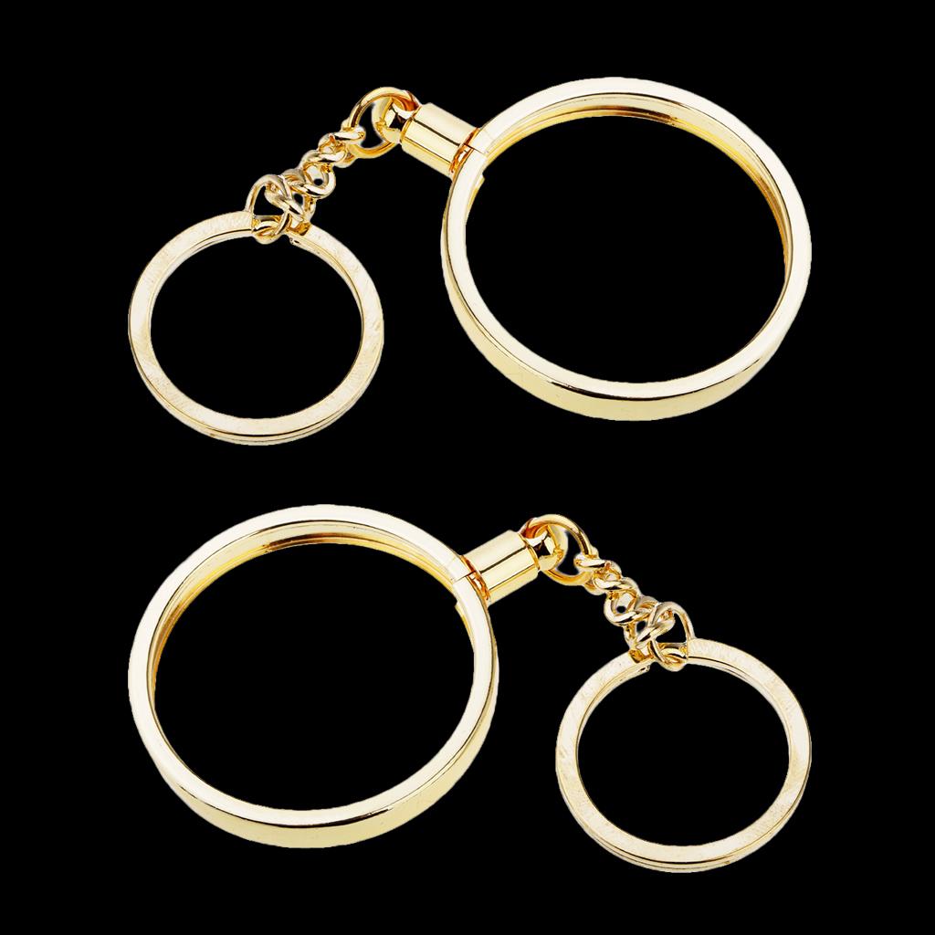 2pcs Coin keyring Pendant Keychain Commemorative Coin Keyring Gift 40mm