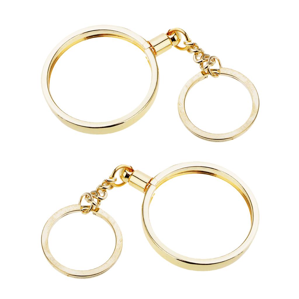 2pcs Coin keyring Pendant Keychain Commemorative Coin Keyring Gift 40mm