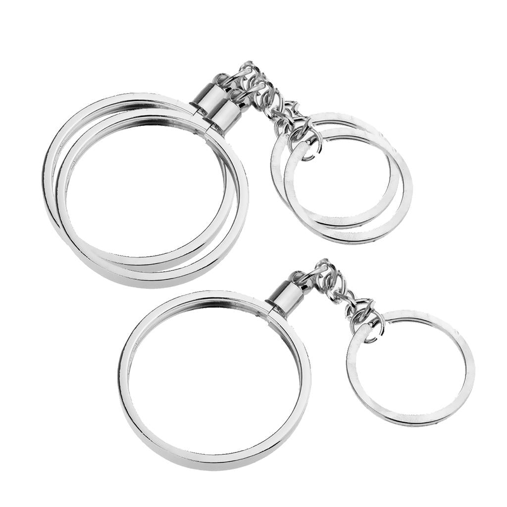 3pcs Coin keyring Pendant Keychain Commemorative Coin Key ring Creative Gift