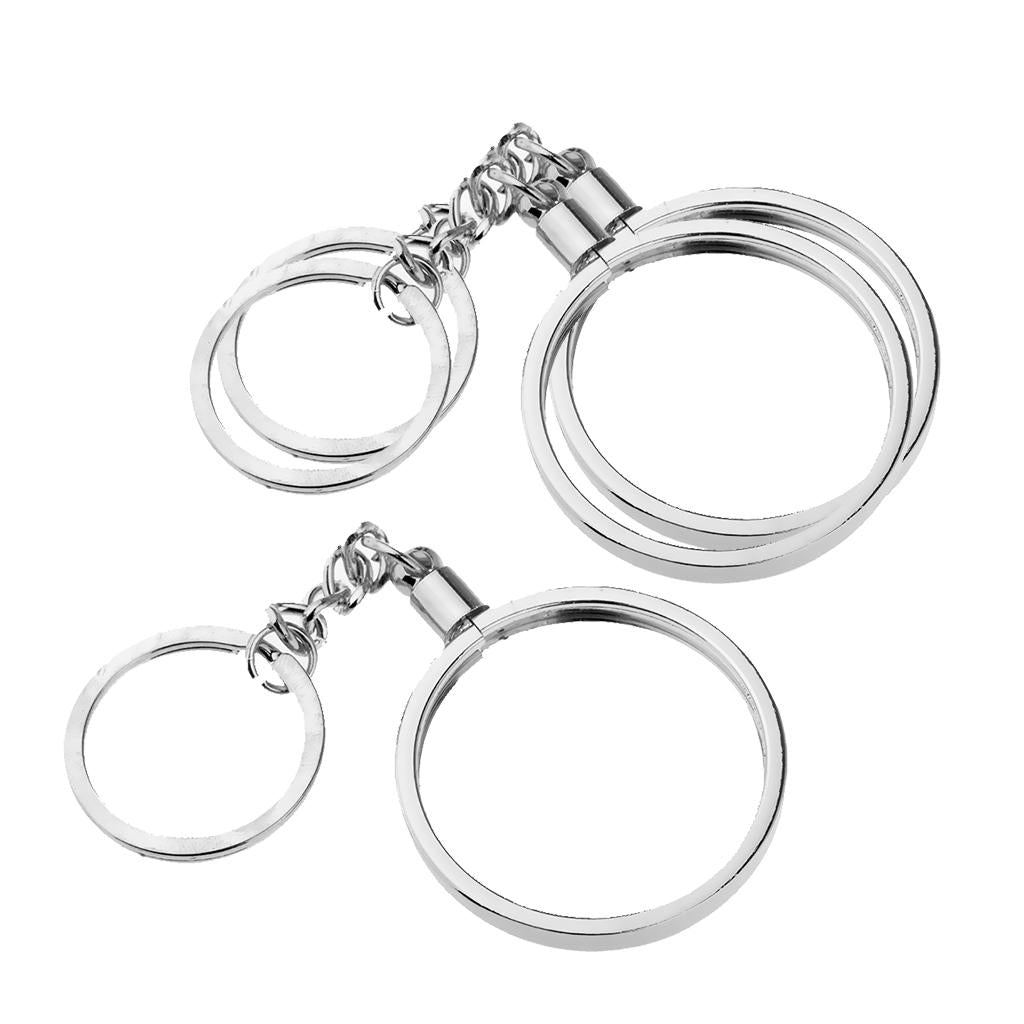 3pcs Coin keyring Pendant Keychain Commemorative Coin Key ring Creative Gift