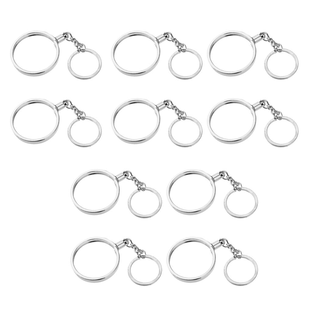 10pcs Coin keyring Pendant Keychain Commemorative Coin Keyring Creative Gift